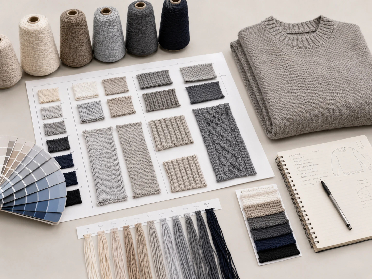 Yarn and structure review for wholesale knit jumpers