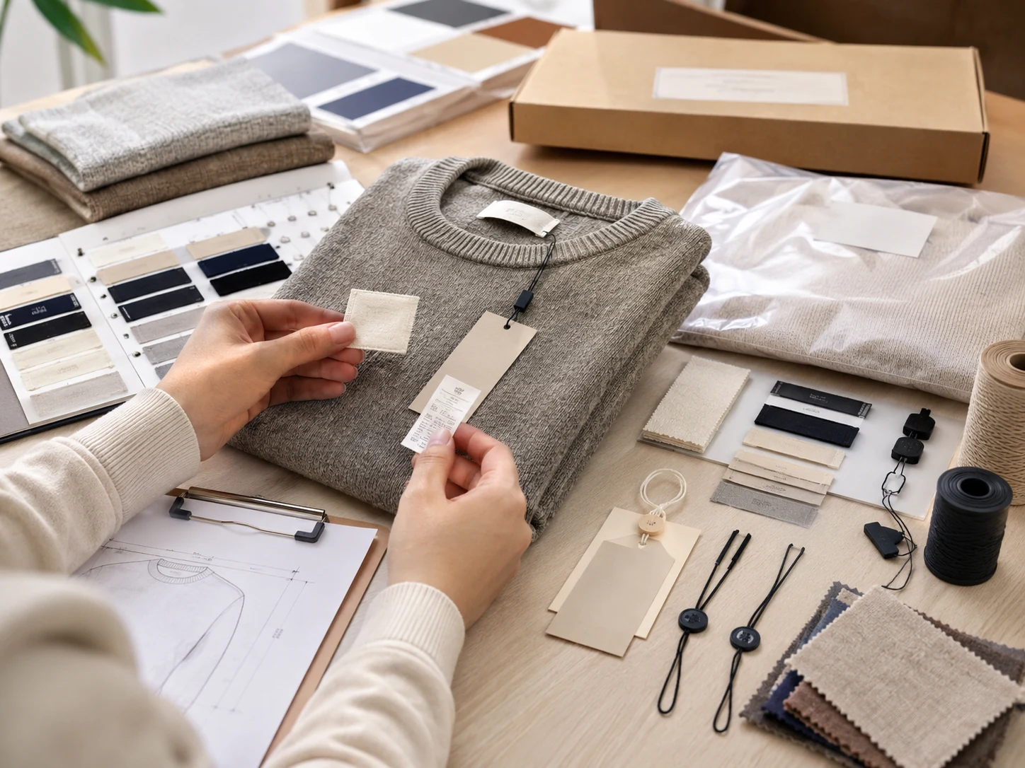 Private label integration for custom sweaters