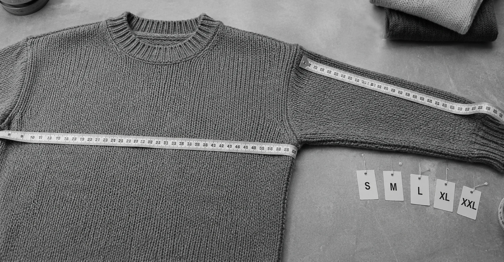 Sweater dimensions and quality inspection