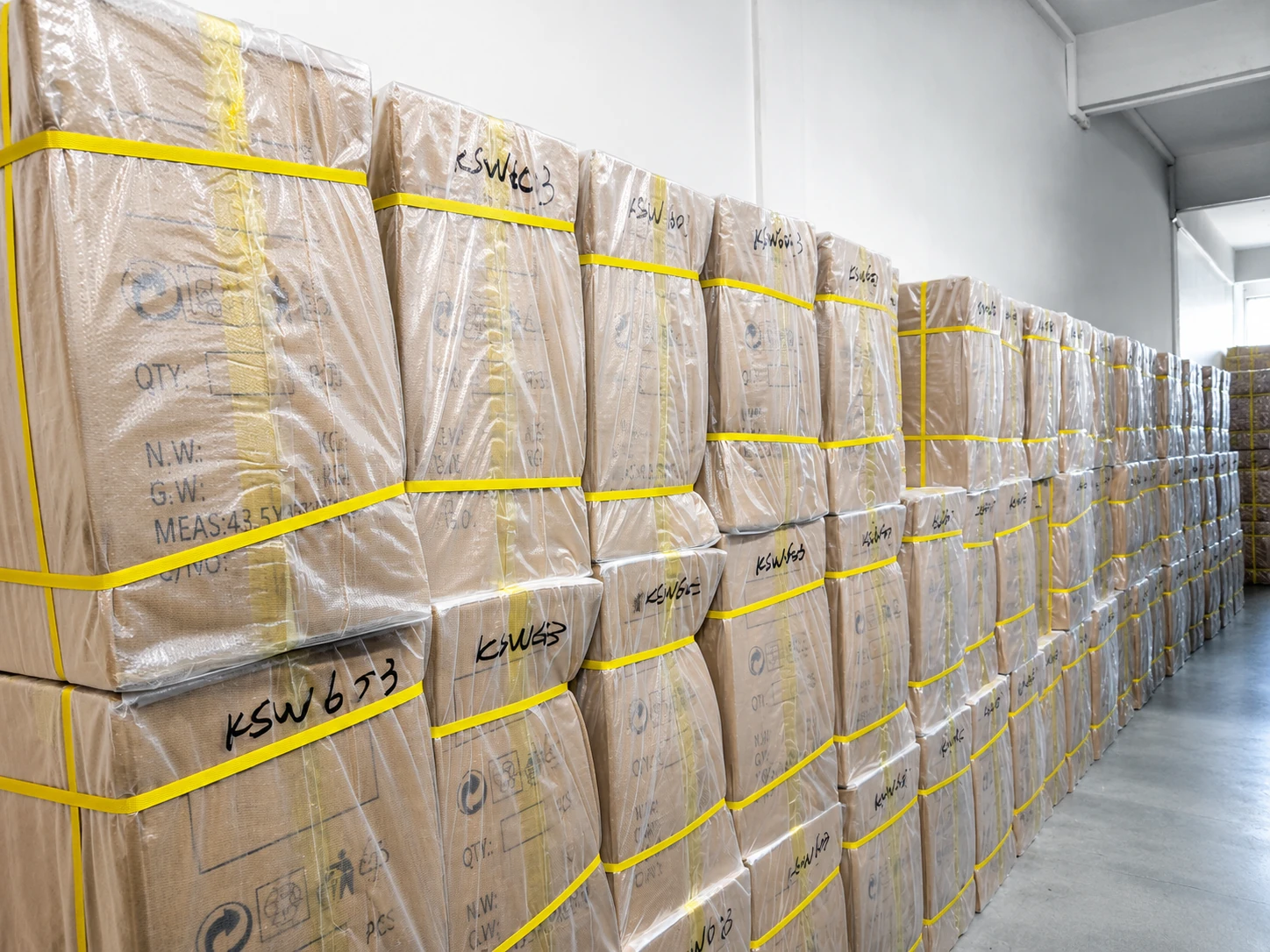 Finished goods packing and shipment area