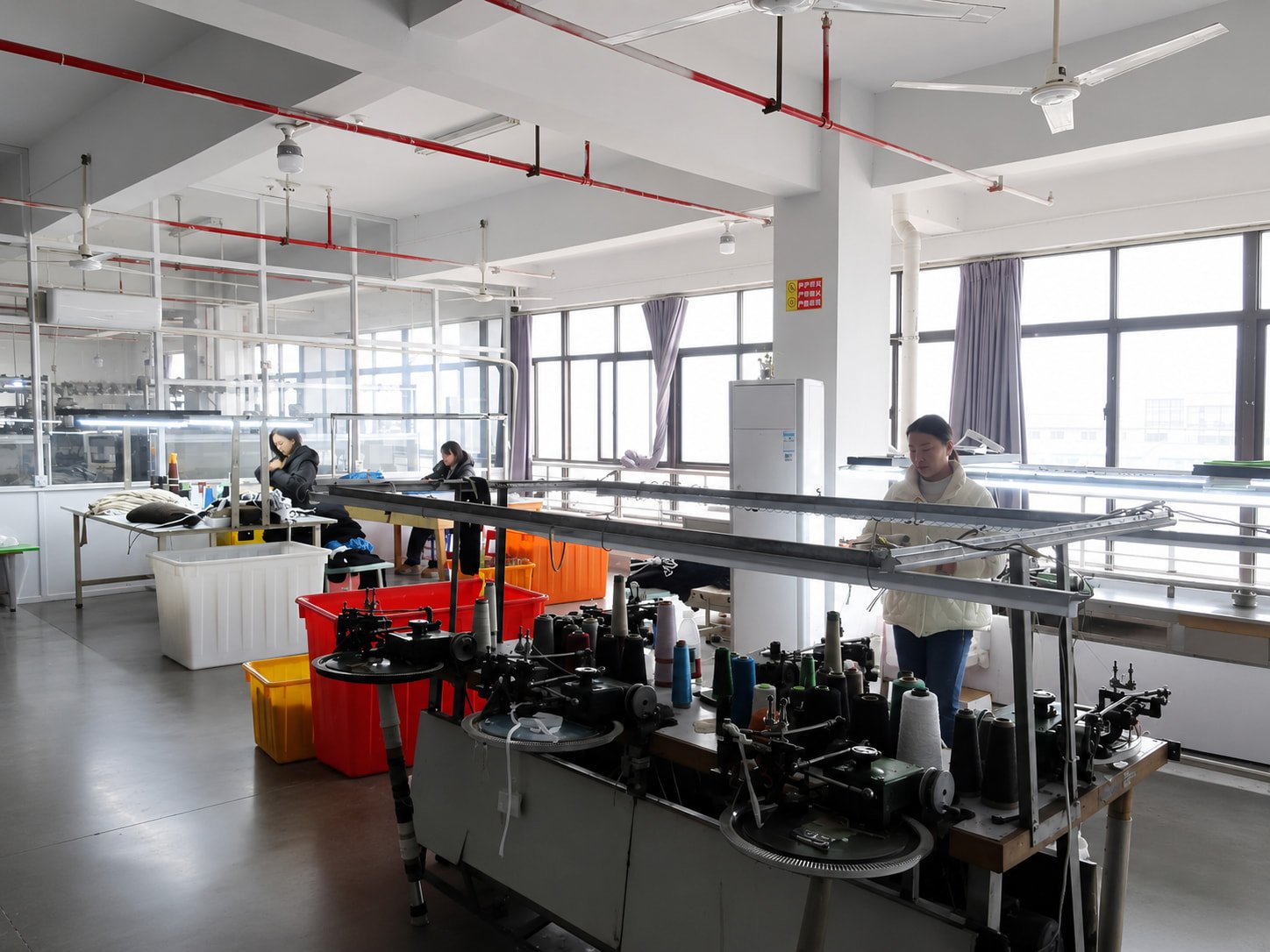 knitwear factory production process