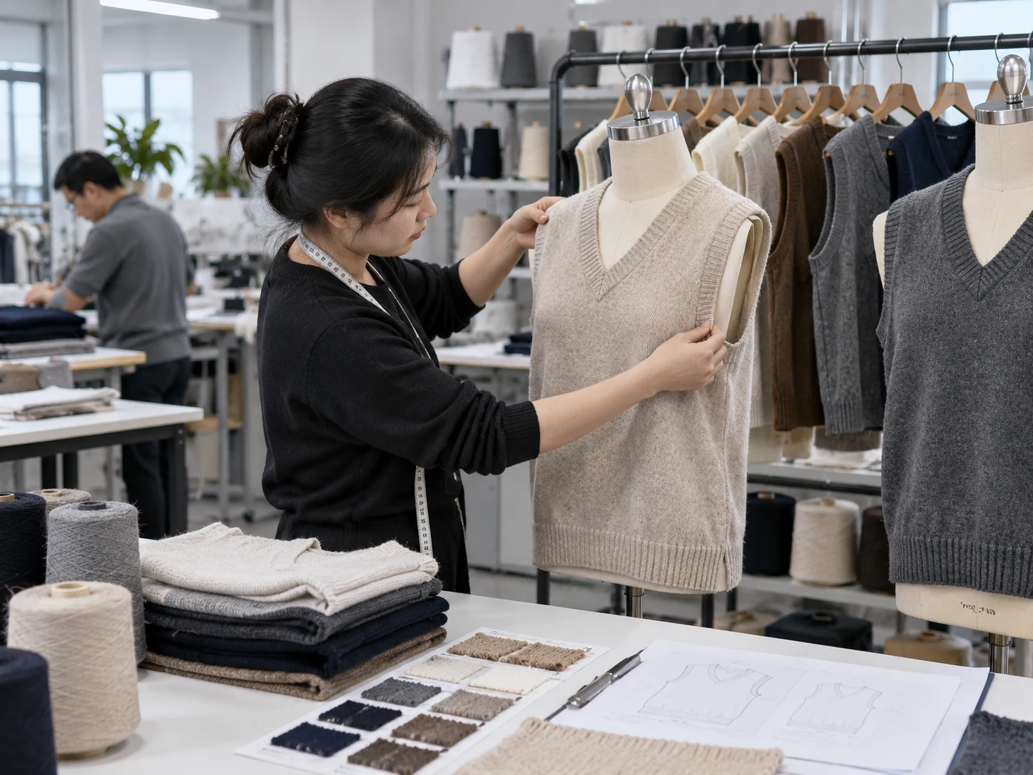 Custom Knit Vest Manufacturer