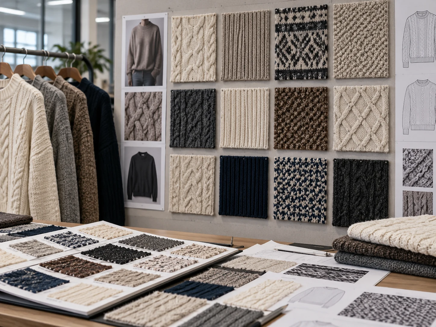 Custom knit patterns
