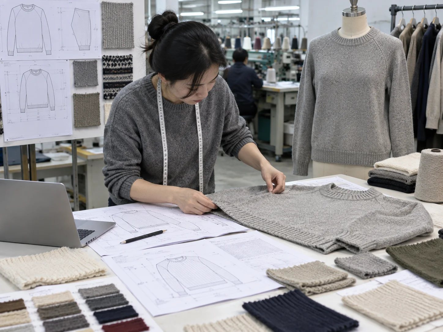 sweater sample development process