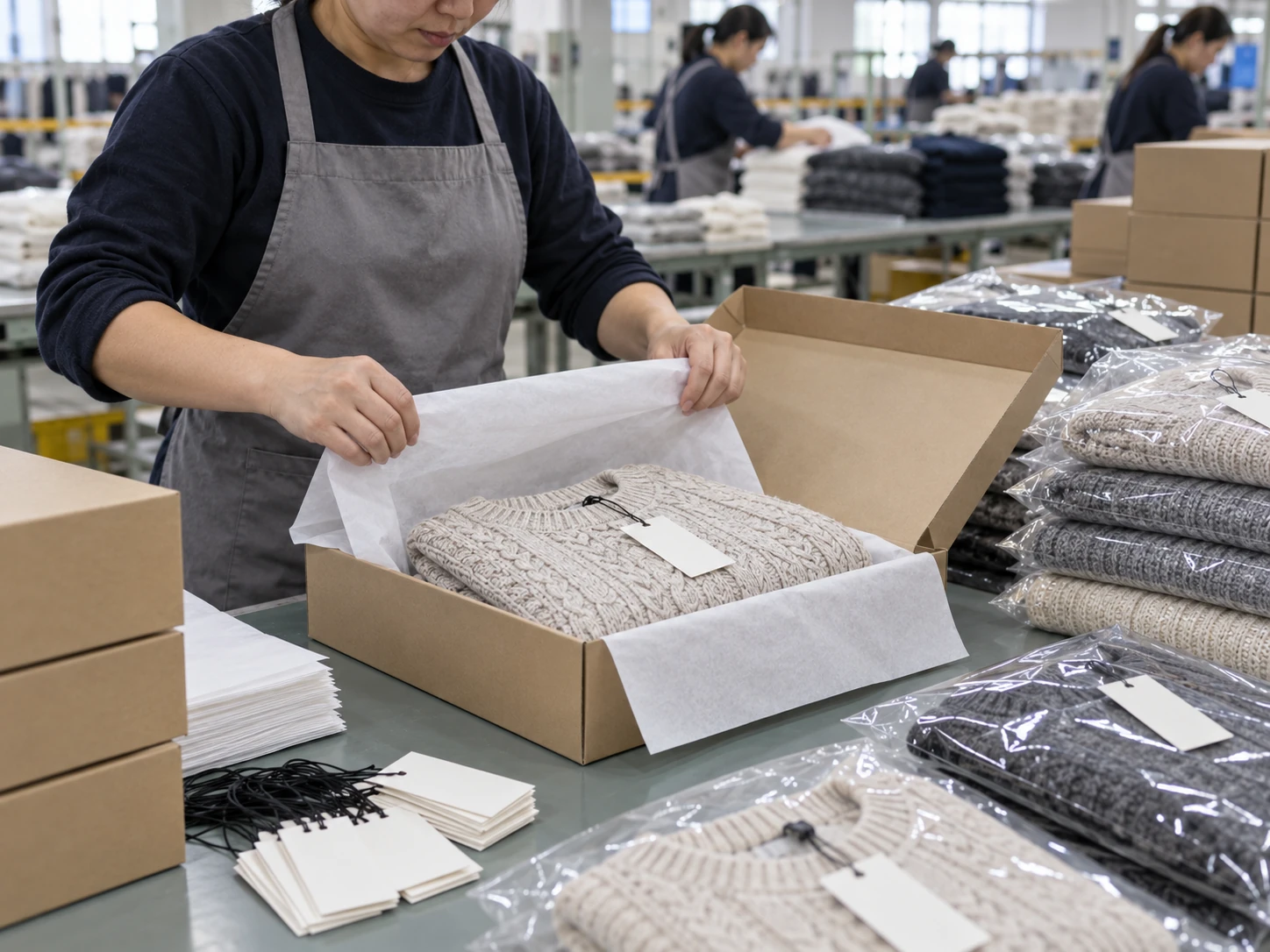 Custom sweater packaging solutions