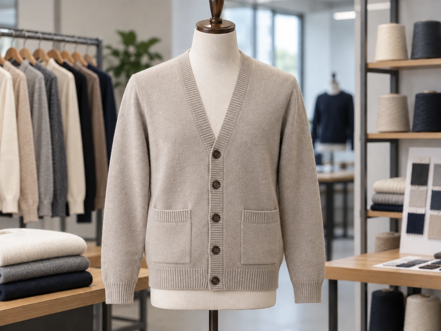 Custom Cardigan Sweater Factory