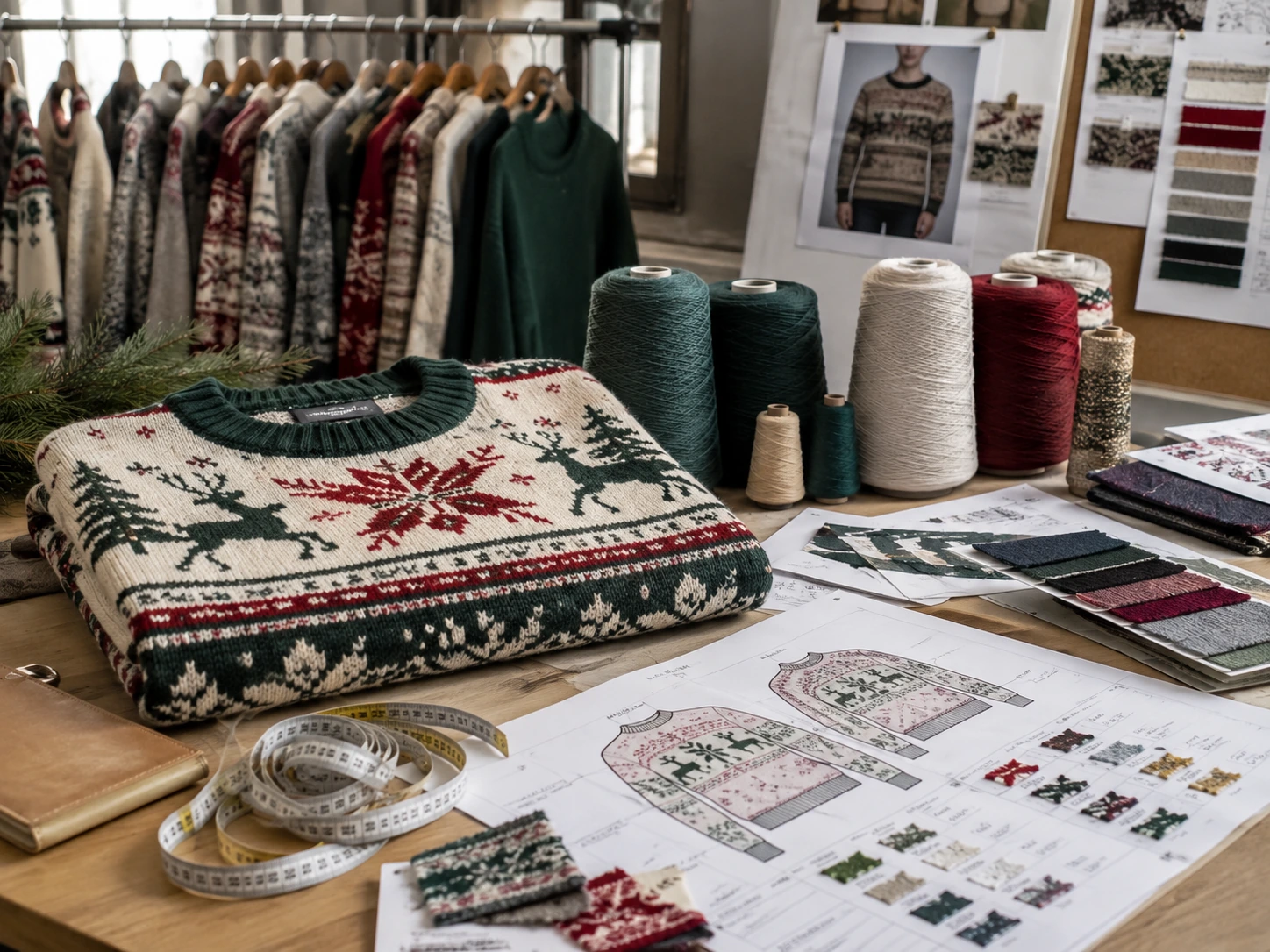 Fashion Brands custom Christmas sweater program