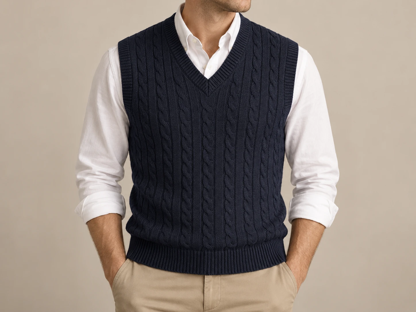 V Neck Sweater Vests bulk production