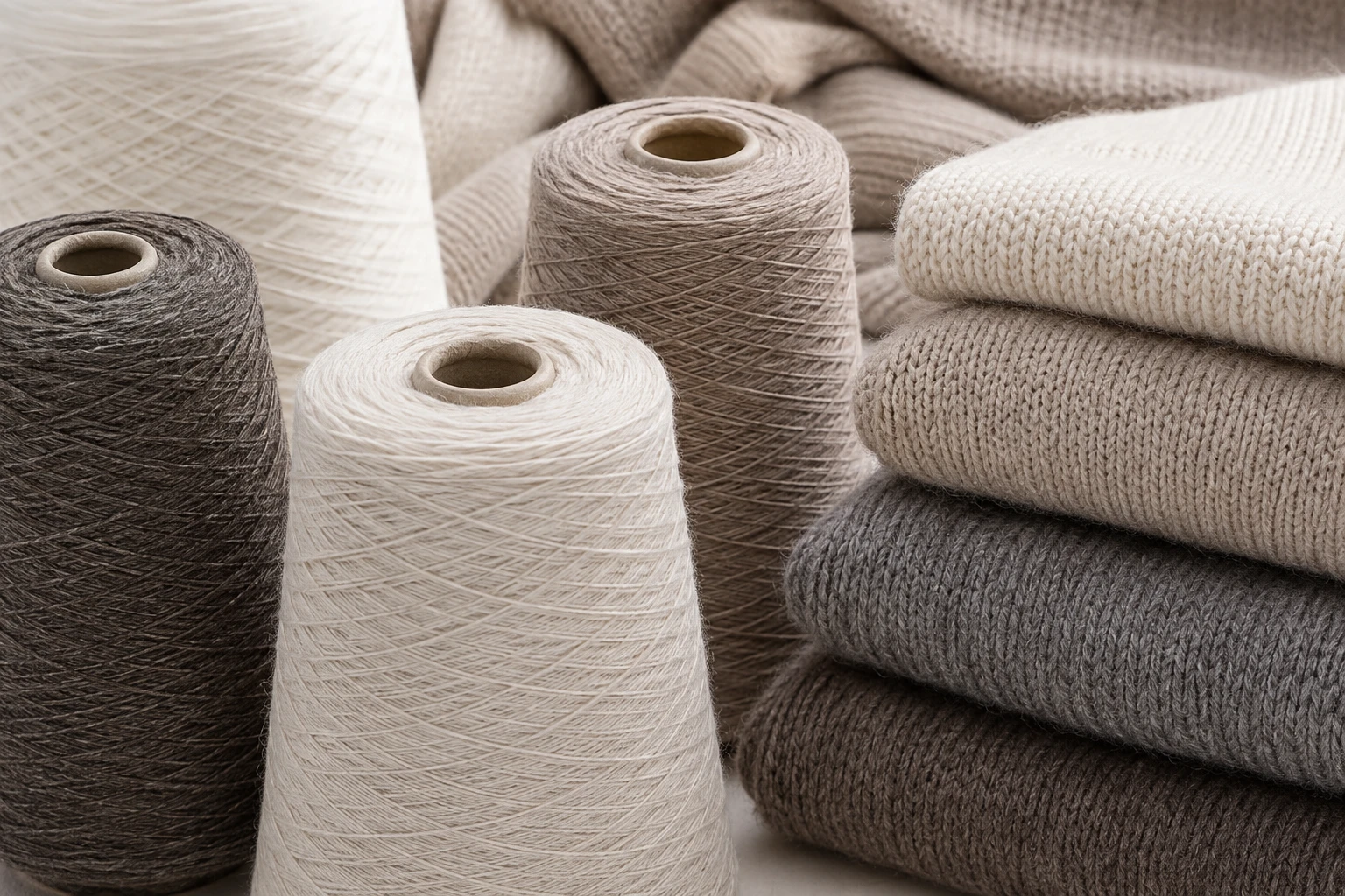 Merino wool for smooth oversized sweaters