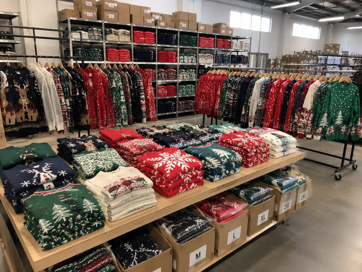 Wholesalers and Importers bulk Christmas sweater program